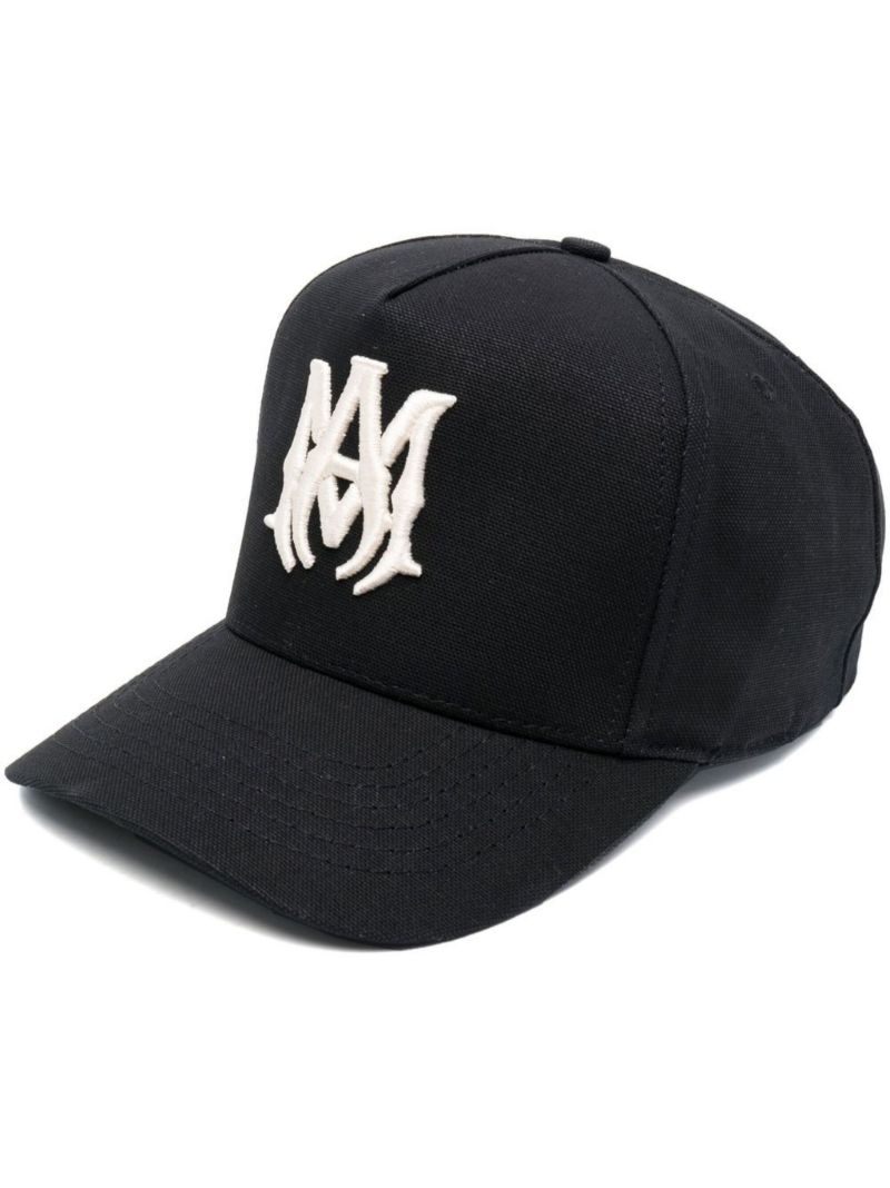 Black M.a. Cotton Baseball Cap
