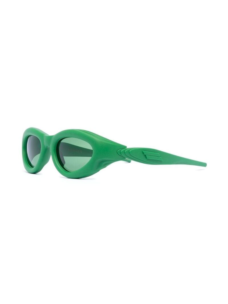 Green Sport Cat Eye Sunglasses