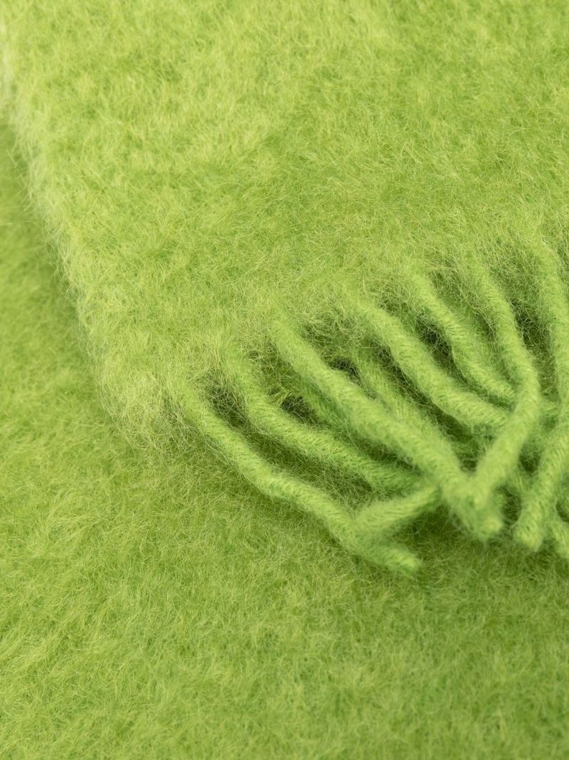 Green Logo Patch Scarf