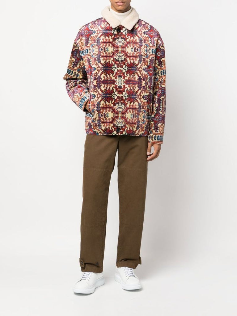 Red Gustave Tapestry Coat