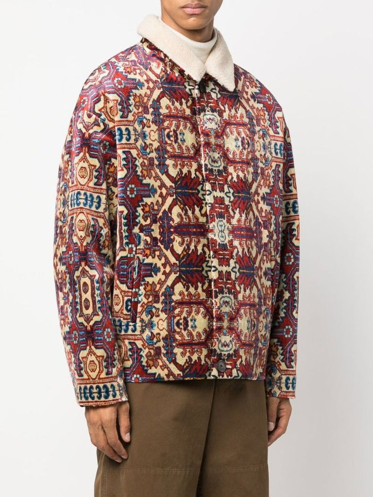 Red Gustave Tapestry Coat