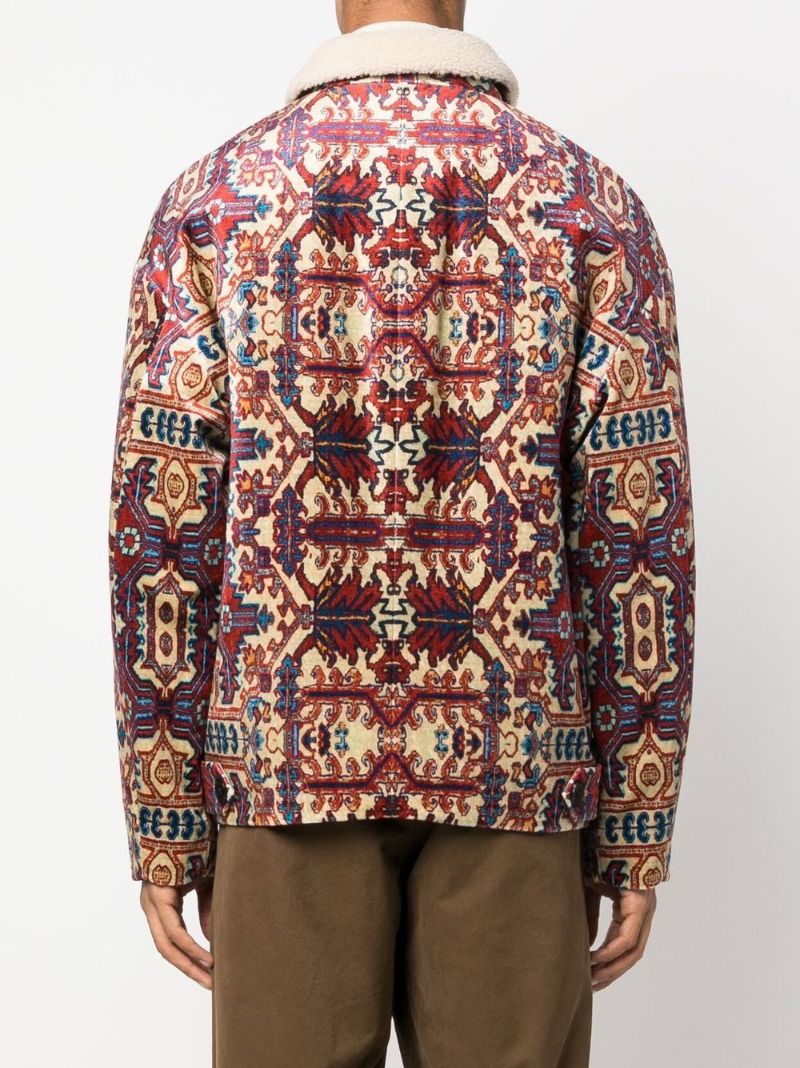 Red Gustave Tapestry Coat