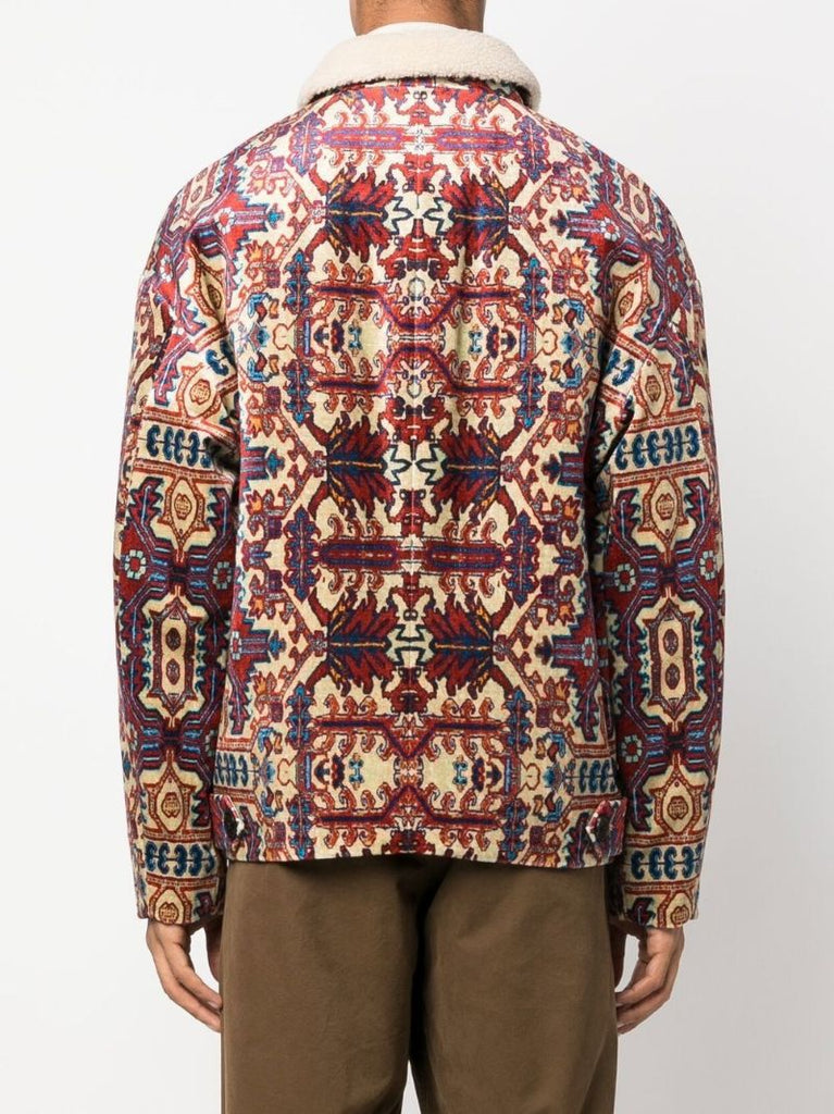 Red Gustave Tapestry Coat