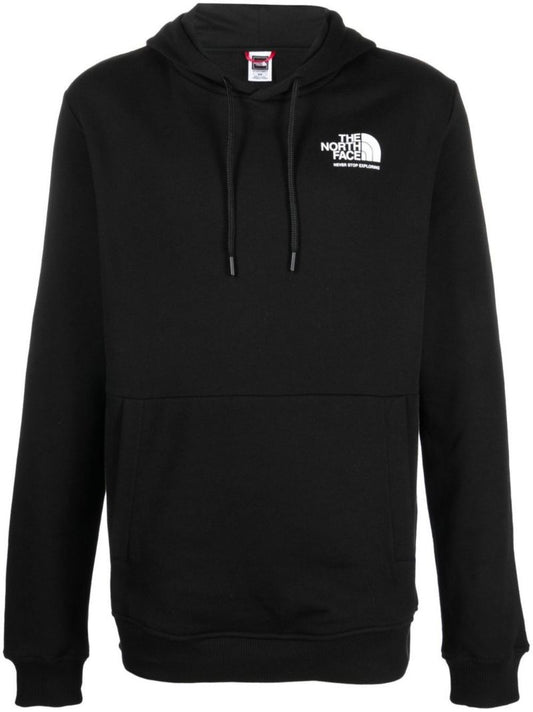 Black Coordinates Cotton Hoodie