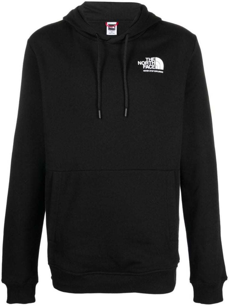 Black Coordinates Cotton Hoodie