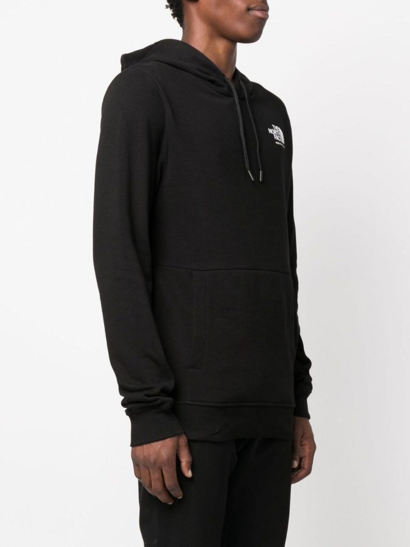 Black Coordinates Cotton Hoodie