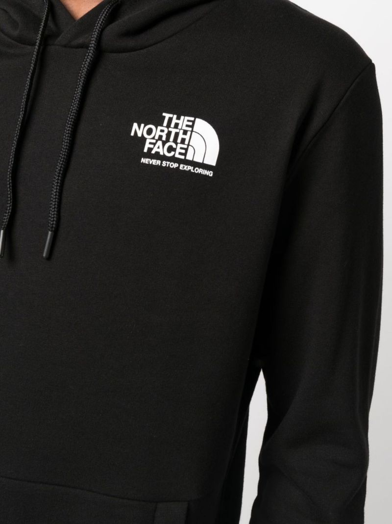 Black Coordinates Cotton Hoodie
