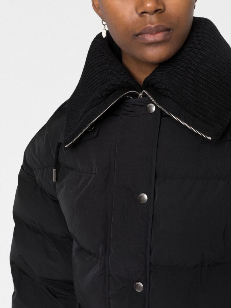 Black La Doudoune Briciola Cropped Puffer Jacket
