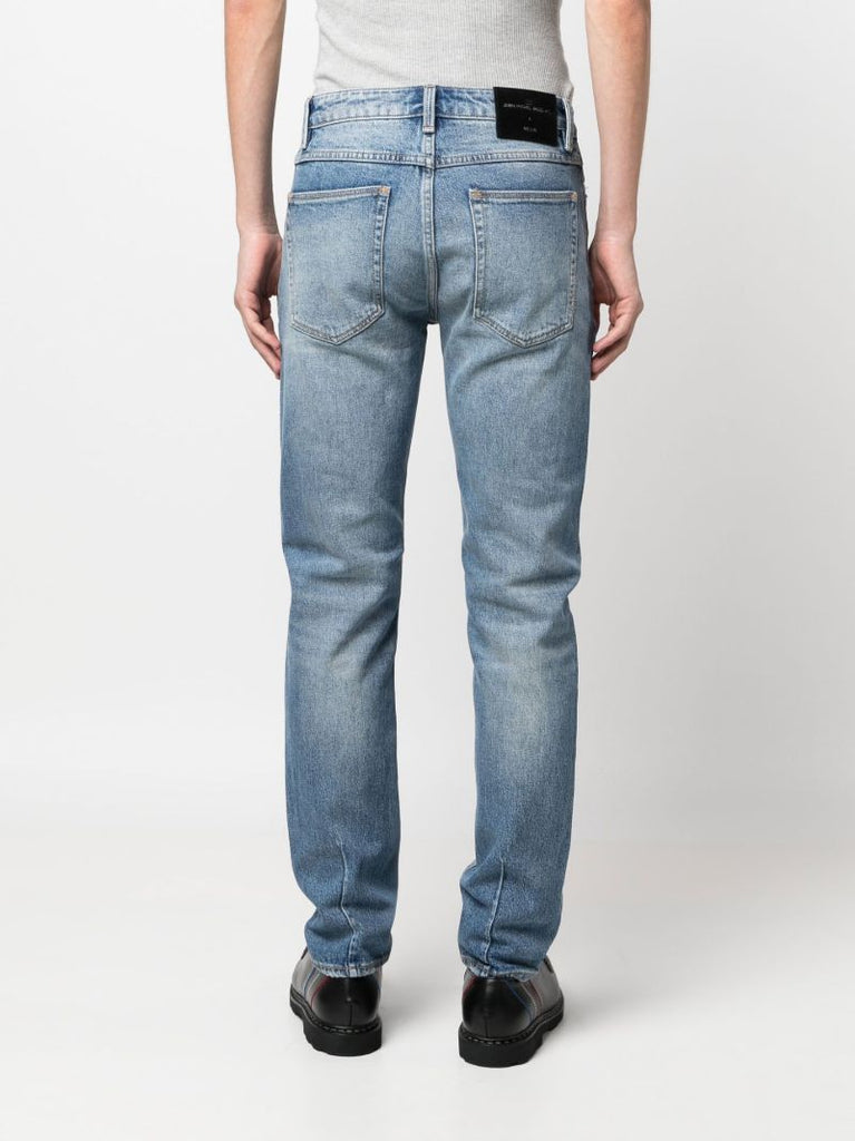 Blue Basquiat Ray Straight-leg Jeans