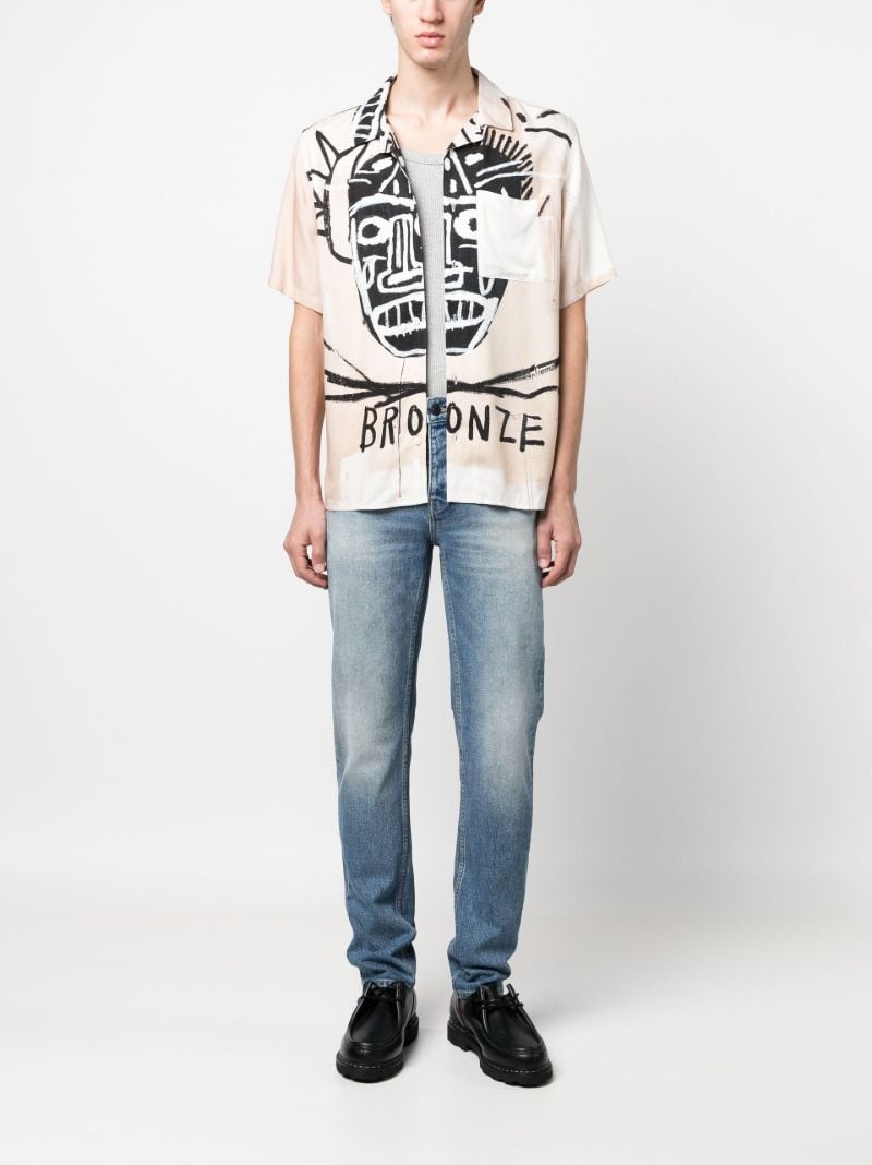 Blue Basquiat Ray Straight-leg Jeans