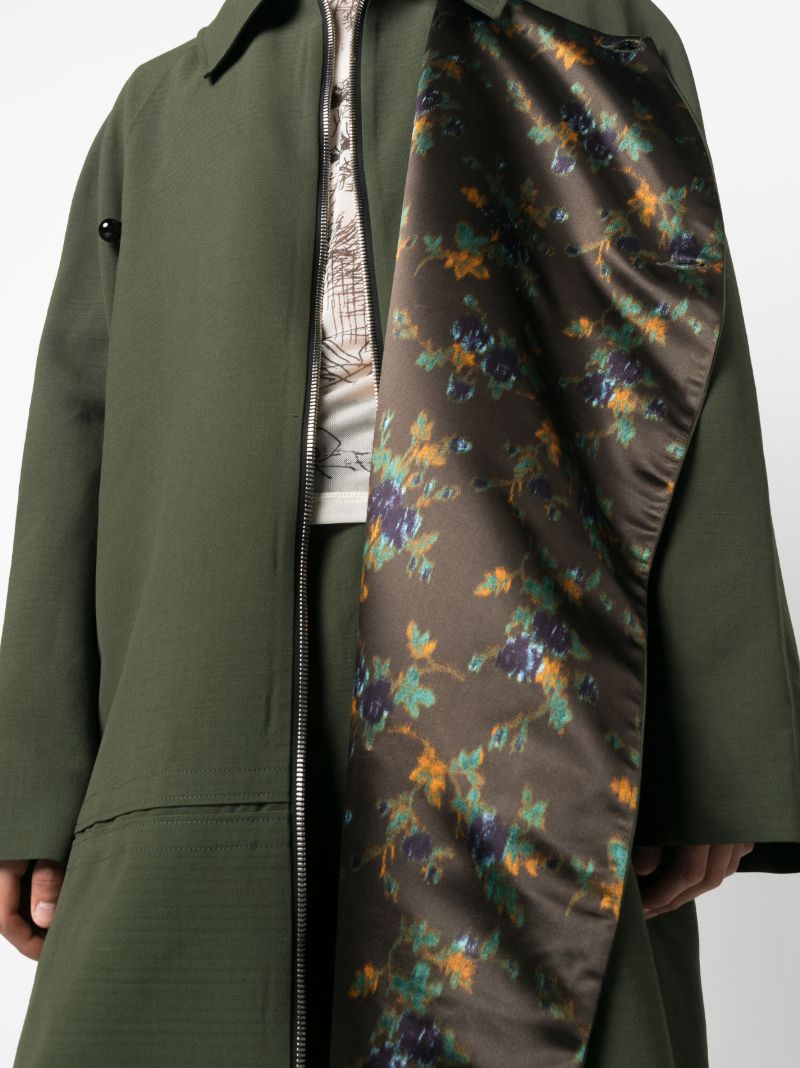 Green Double-breasted Coat