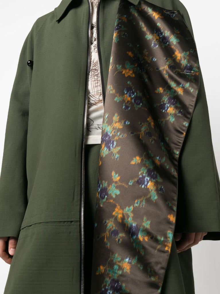Green Double-breasted Coat