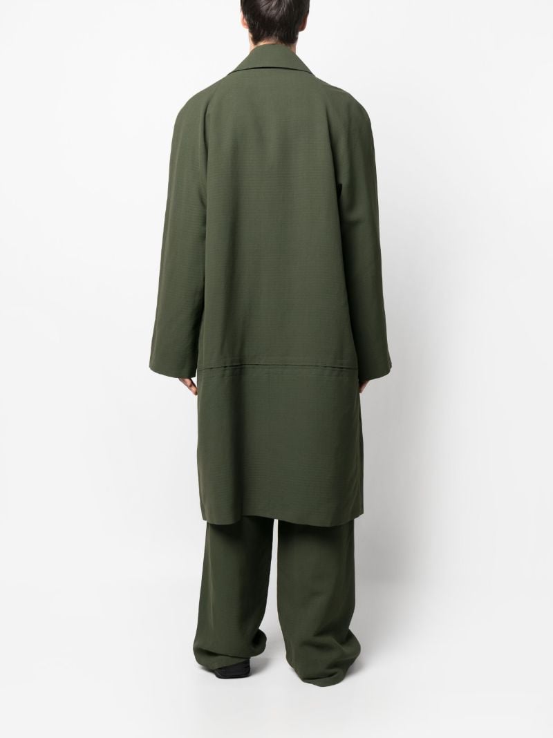 Green Double-breasted Coat