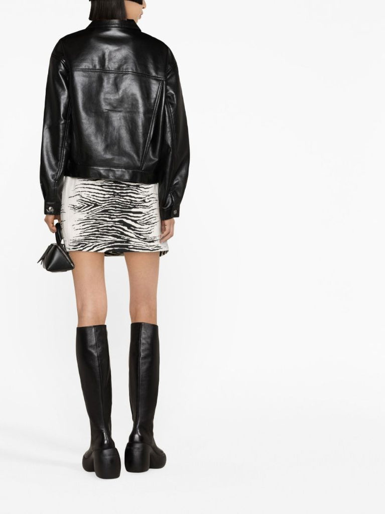 Black Charli Trucker Jacket