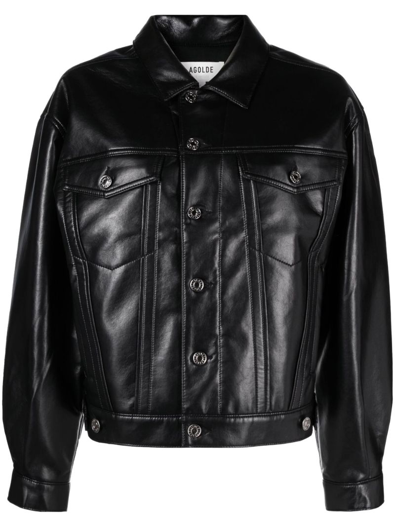Black Charli Trucker Jacket
