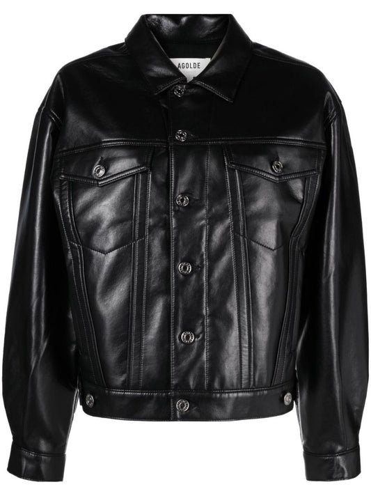 Black Charli Trucker Jacket