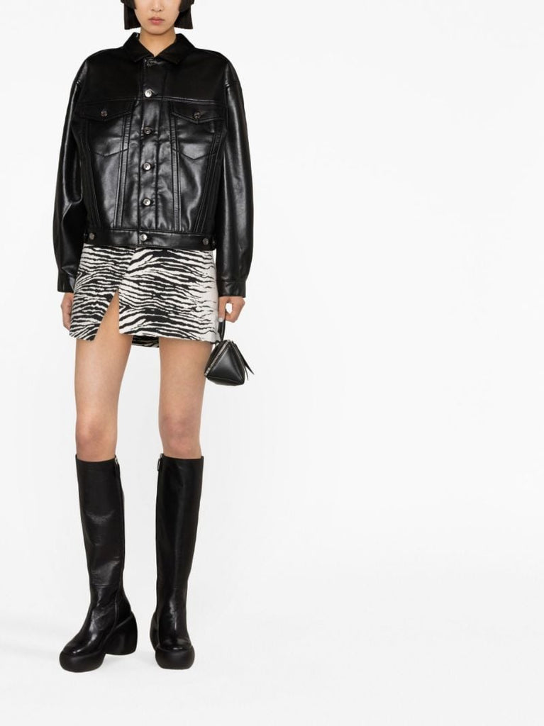 Black Charli Trucker Jacket