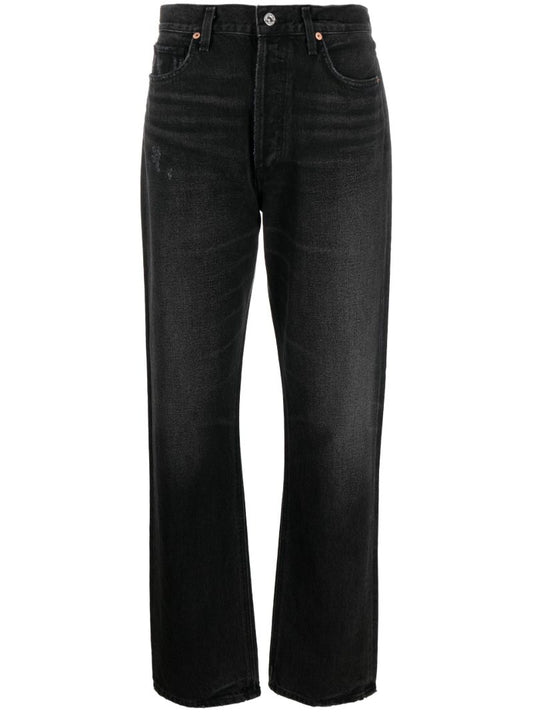 Black Eva Relaxed Baggy Jeans