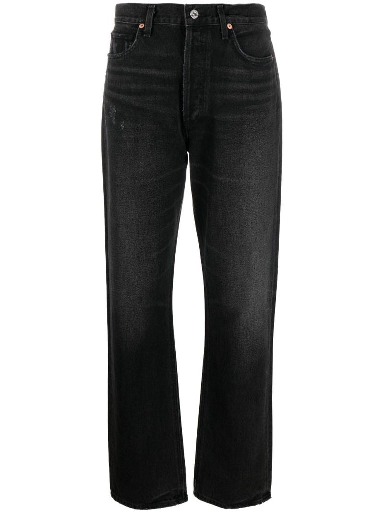 Black Eva Relaxed Baggy Jeans
