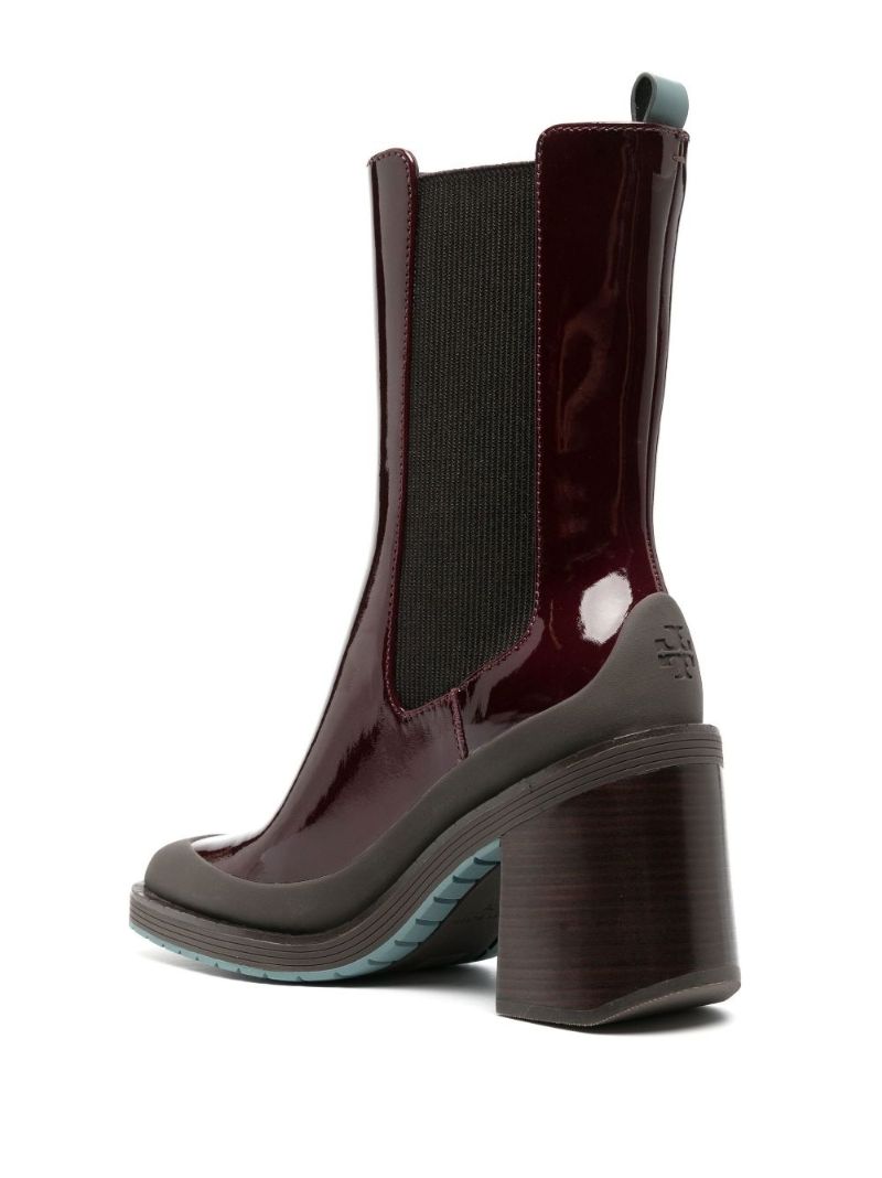 Red Expedition 85 Leather Chelsea Boots