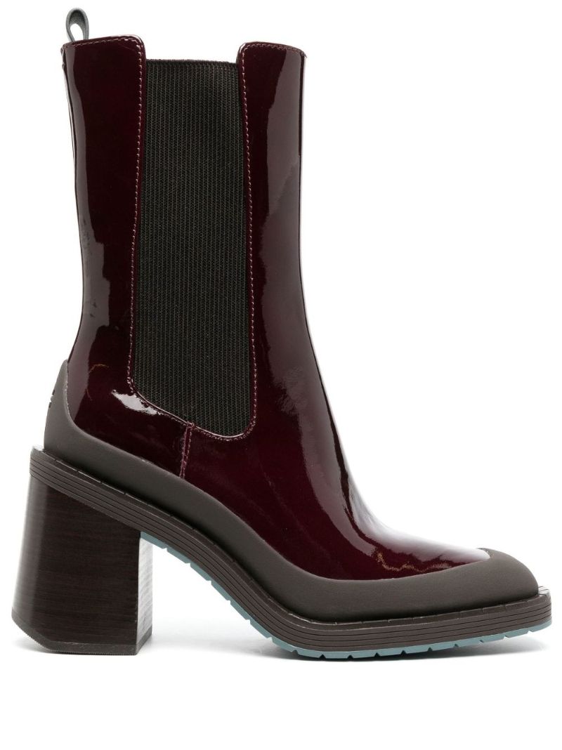 Red Expedition 85 Leather Chelsea Boots