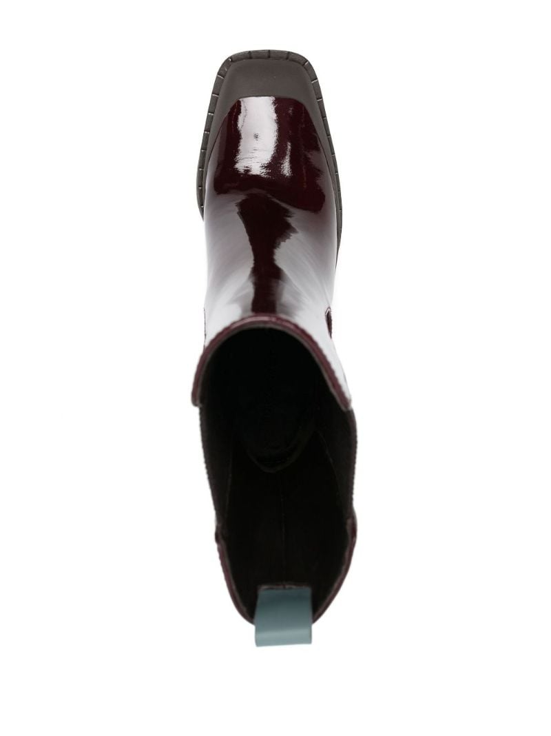 Red Expedition 85 Leather Chelsea Boots