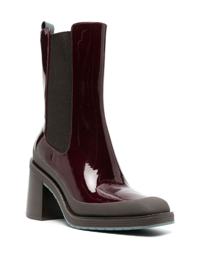 Red Expedition 85 Leather Chelsea Boots