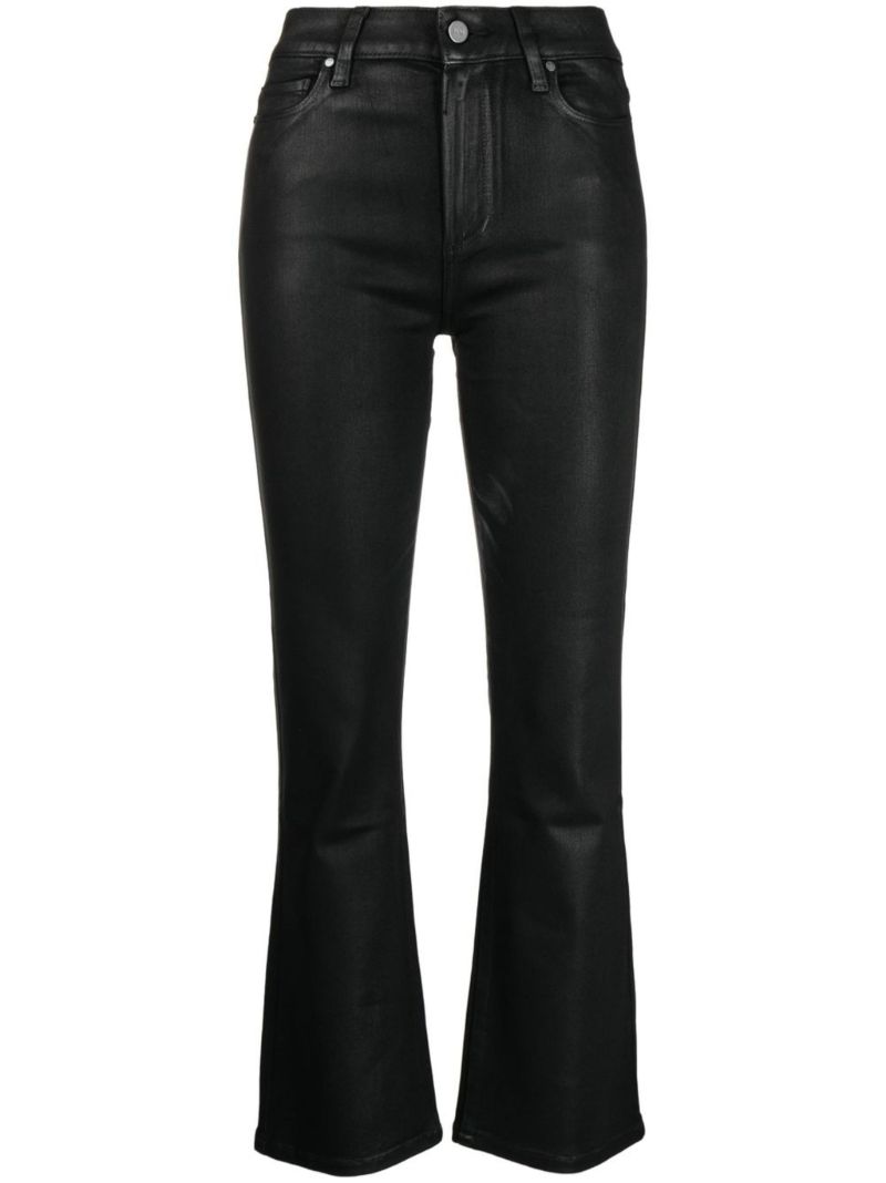 Black Claudine Flared Trousers