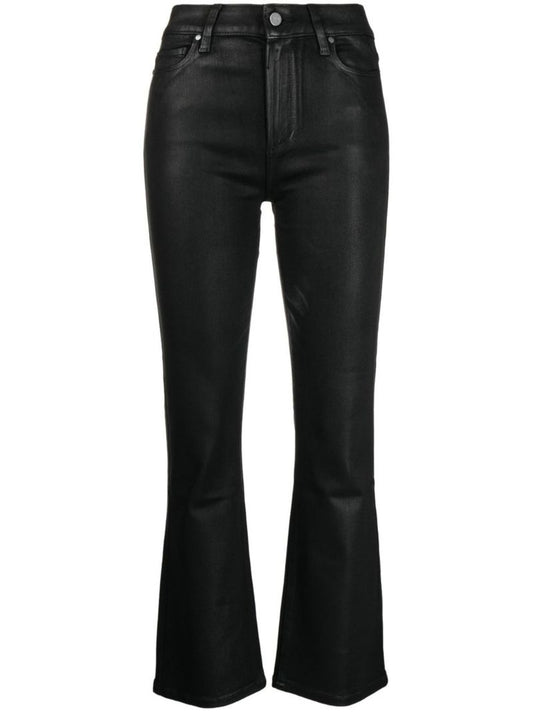 Black Claudine Flared Trousers