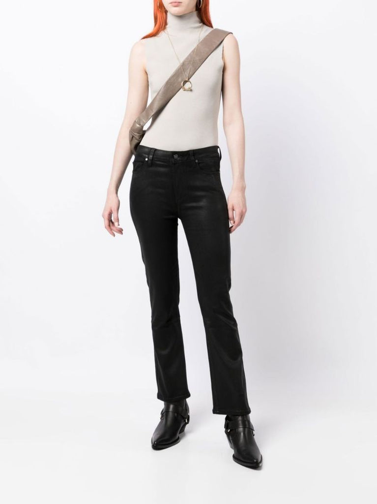 Black Claudine Flared Trousers