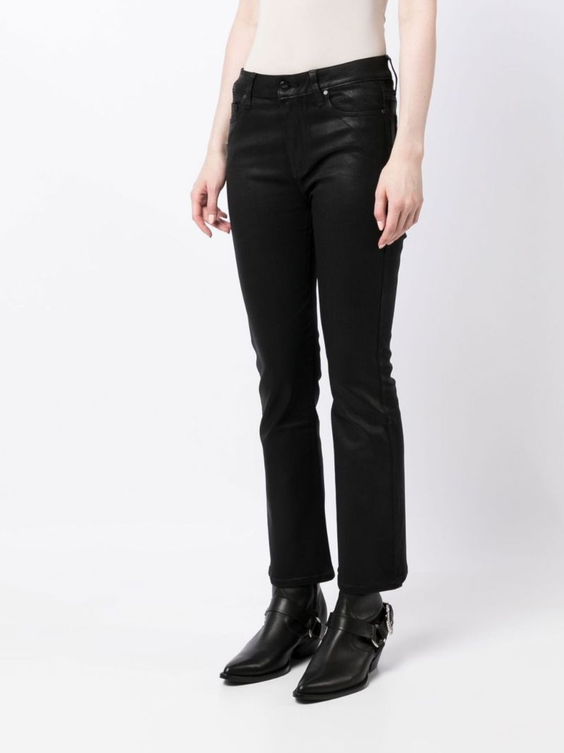 Black Claudine Flared Trousers
