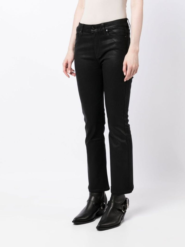 Black Claudine Flared Trousers