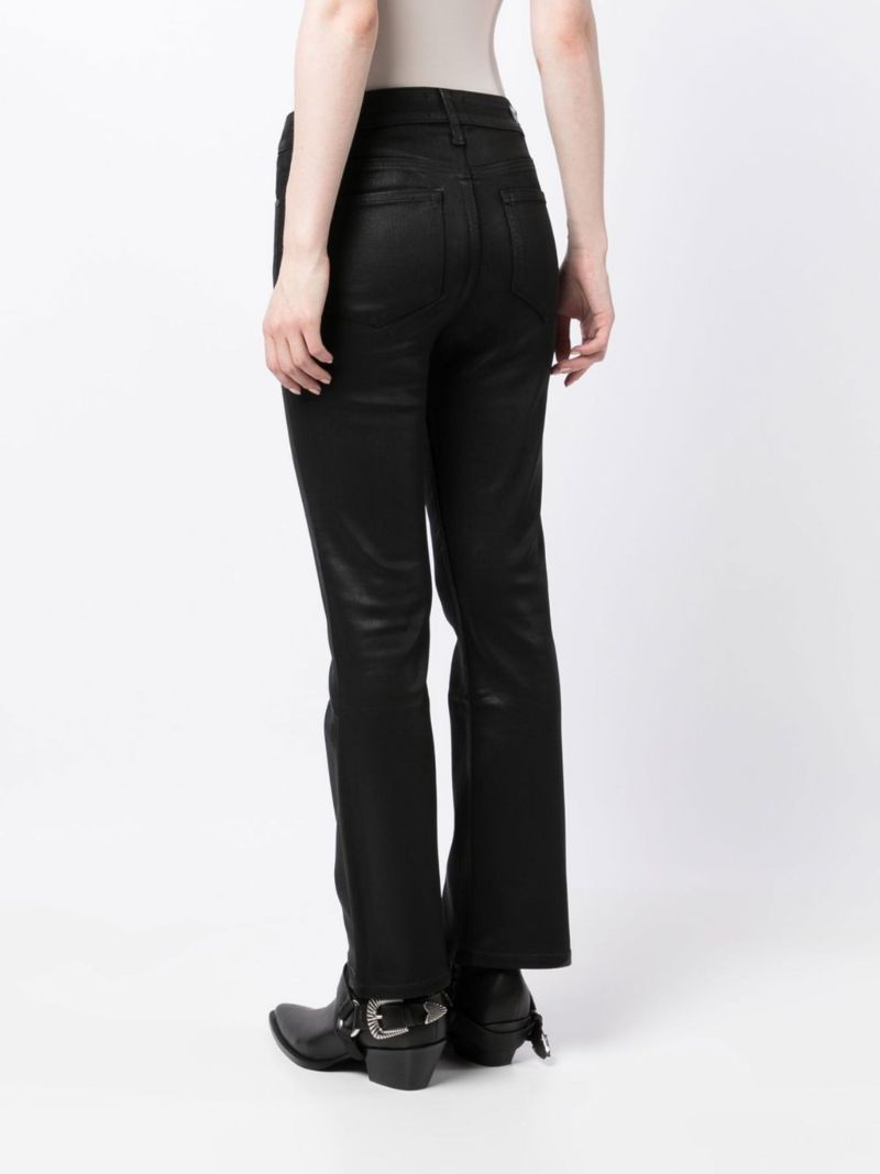 Black Claudine Flared Trousers