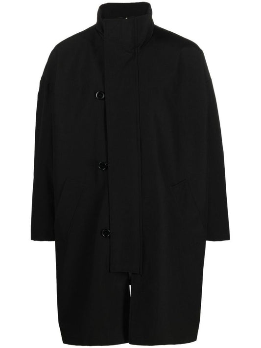 Black Johnston Trench Coat