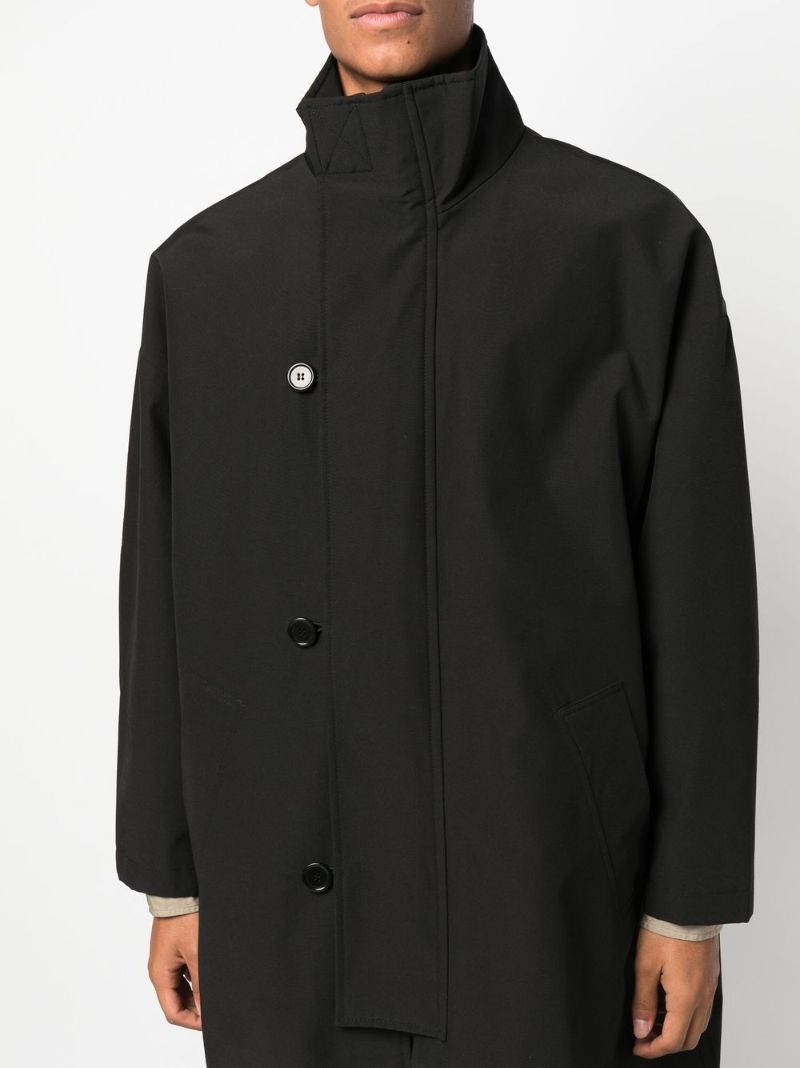 Black Johnston Trench Coat