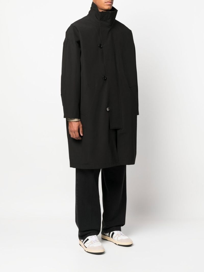 Black Johnston Trench Coat