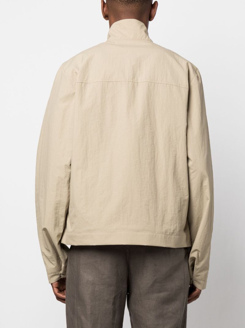 Neutral Technical Zip-up Jacket