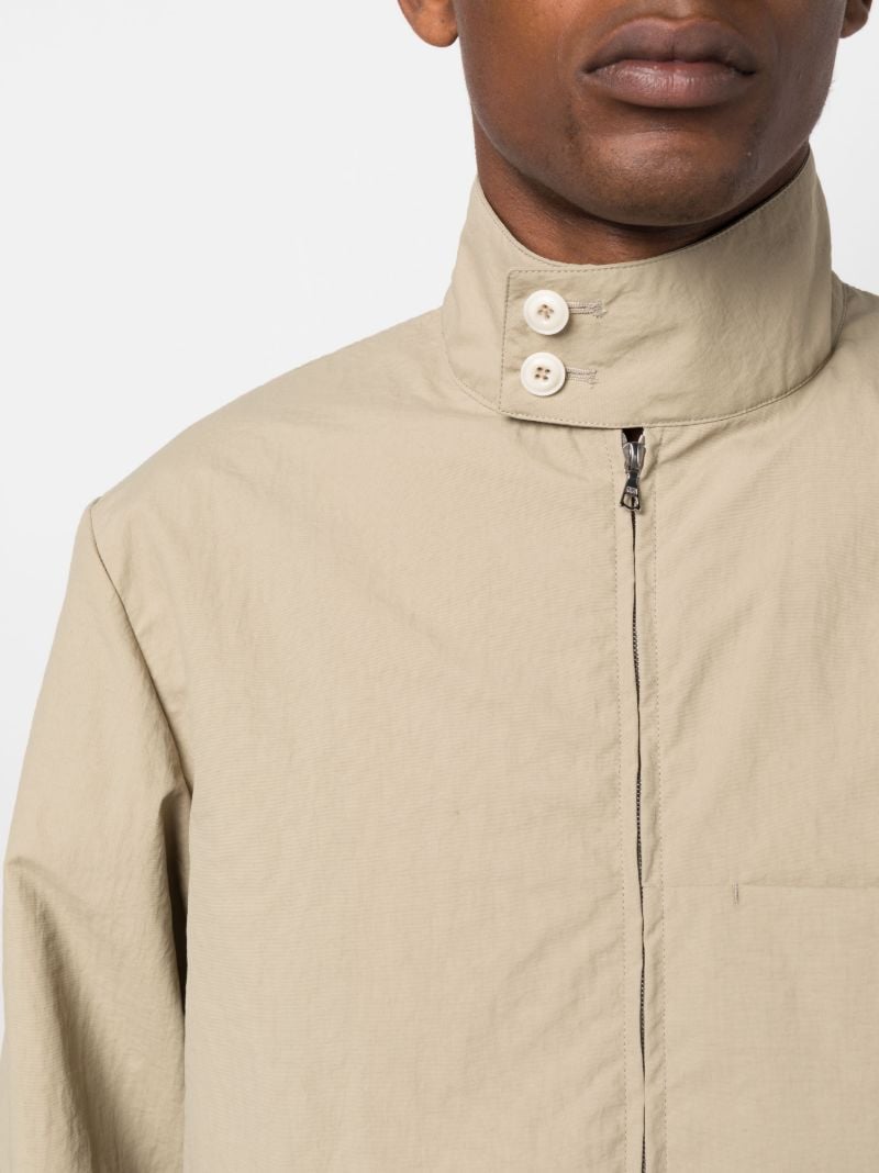 Neutral Technical Zip-up Jacket