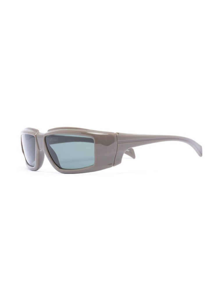 Grey Rectangle Frame Sunglasses
