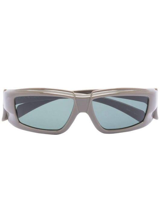 Grey Rectangle Frame Sunglasses