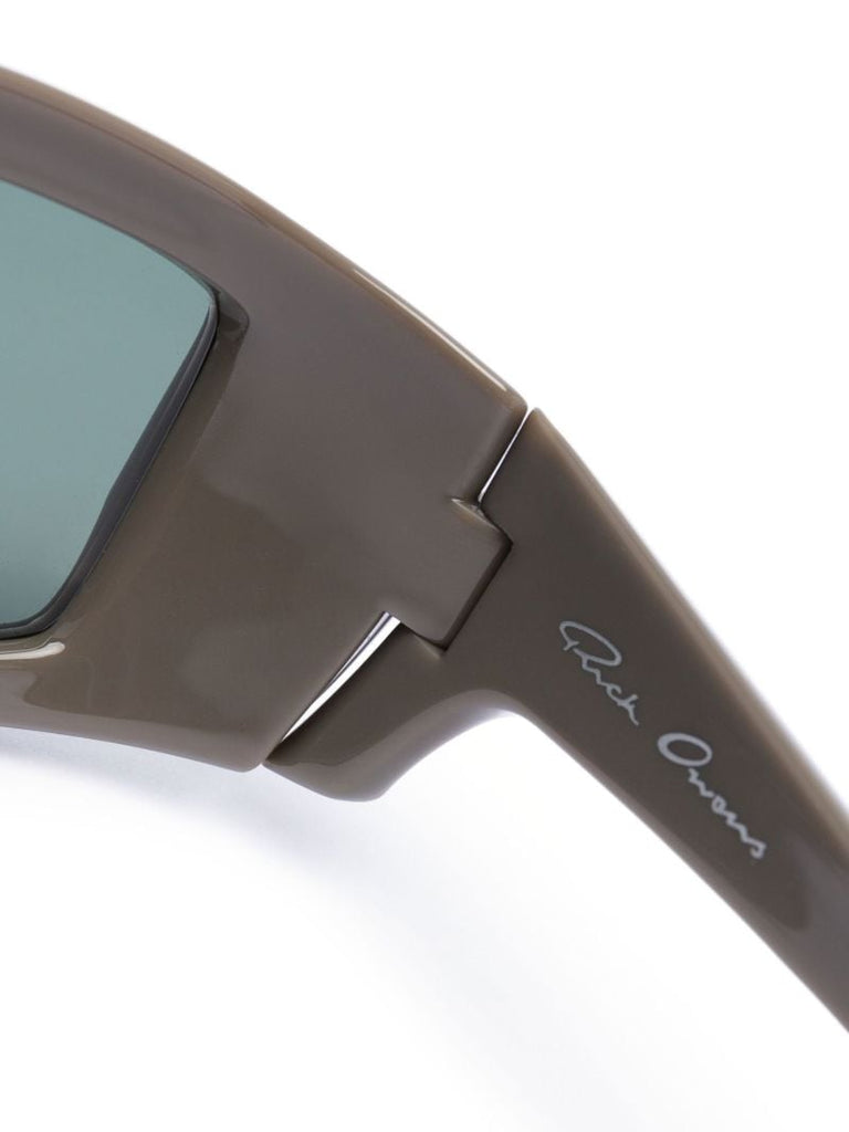 Grey Rectangle Frame Sunglasses