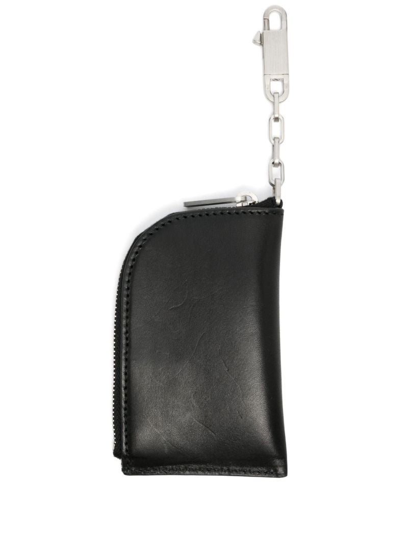 Black Debossed Leather Wallet