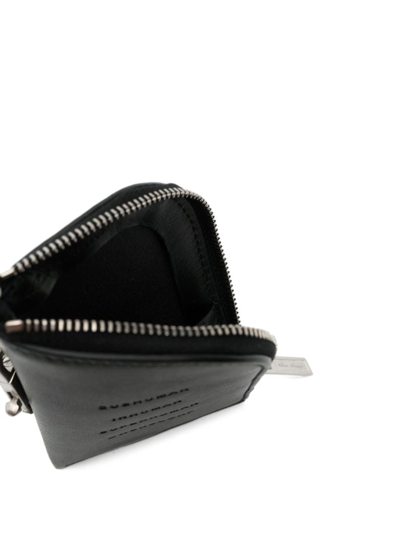 Black Debossed Leather Wallet