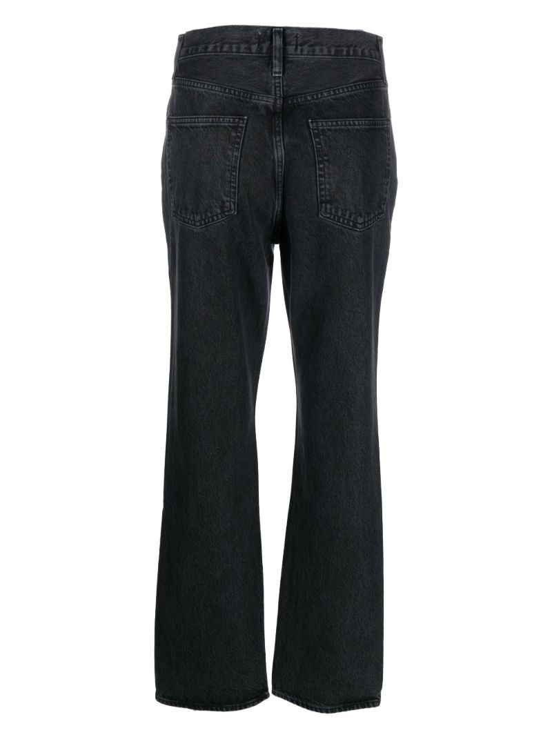 Black Vintage High-rise Bootcut Jeans
