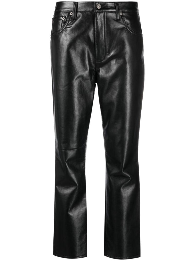 Black Jolene Straight-leg Trousers