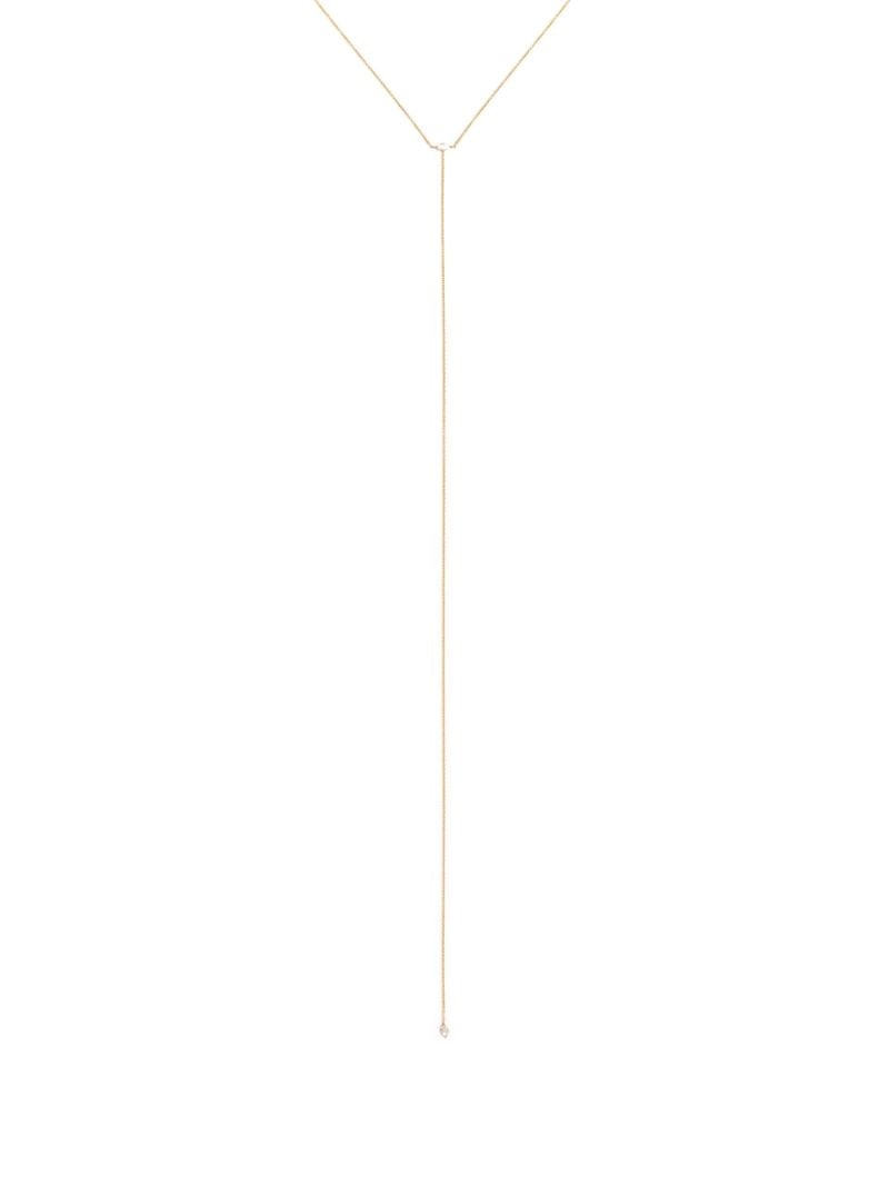 14k Yellow Gold Diamond Necklace