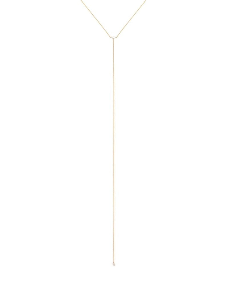 14k Yellow Gold Diamond Necklace