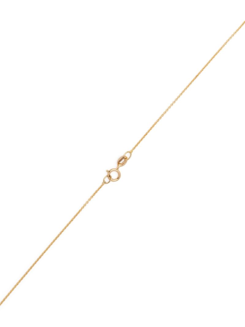 14k Yellow Gold Diamond Necklace