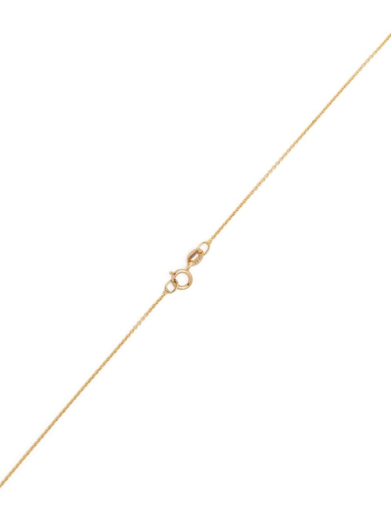 14k Yellow Gold Diamond Necklace