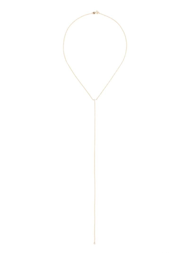 14k Yellow Gold Diamond Necklace